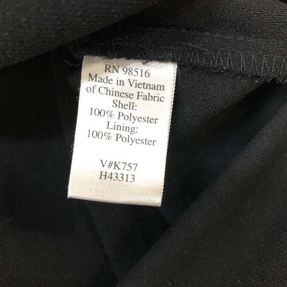 Coldwater Creek P12 Black Midi Dress Minimalist Classic Chic Modern Timeless - Picture 11 of 13